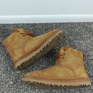 Ugg Boots Neumel Hiker Sherpa Fleece Lined Womens 8 Beige Tan 1112482